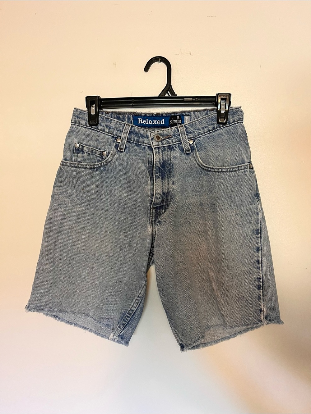 Vintage Levi’s Silver Tab Relaxed Fit Cutoff Denim Jean Shorts